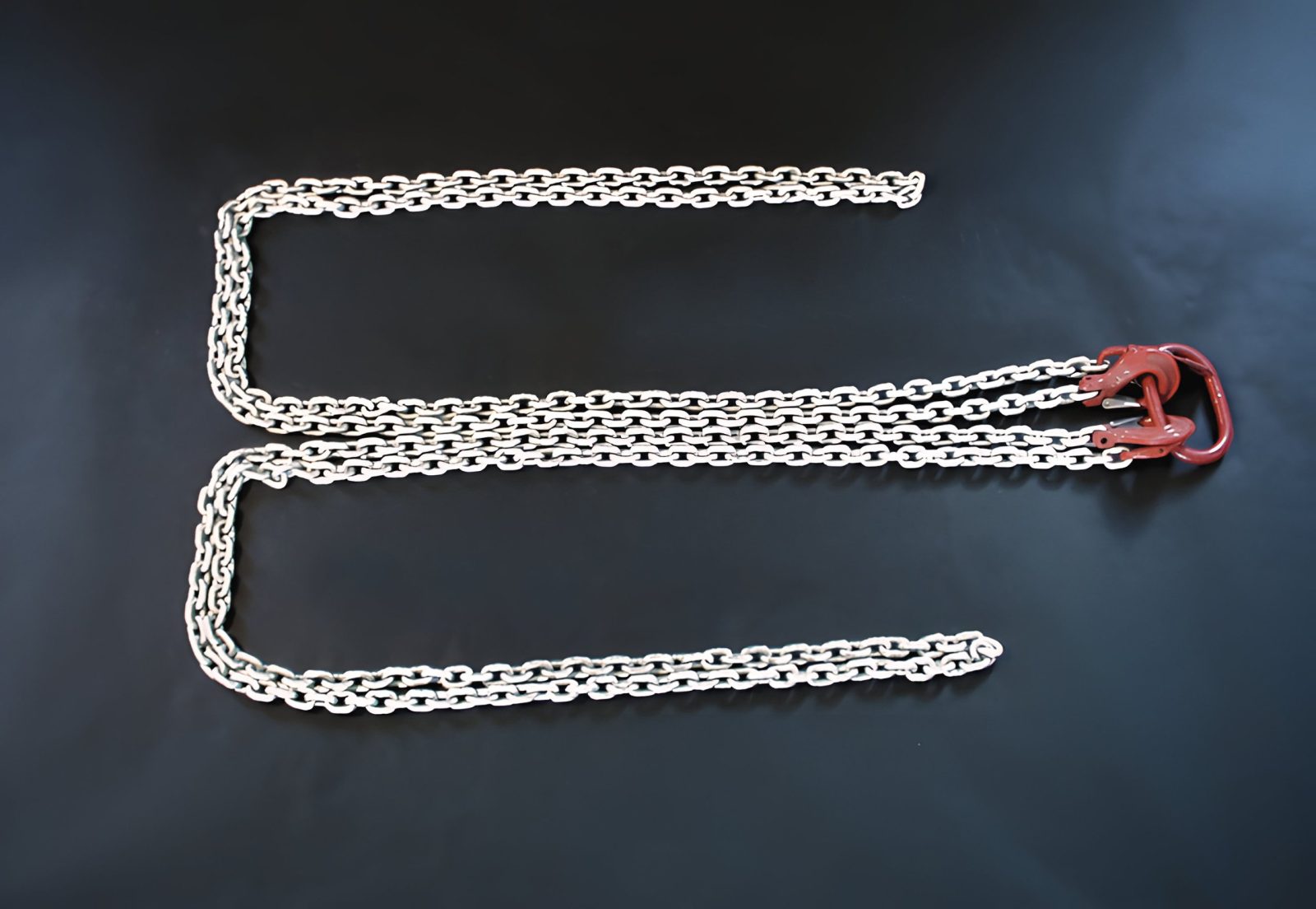 ESDA-Hakenkette 6 mm, mit 2 Stränge à 4 m + KK mit zusätzlich zwei Kettenkürzern